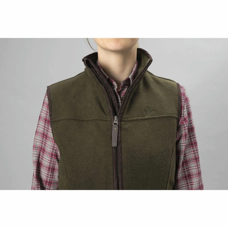 Seeland Woodcock Ivy Ladies Fleece Gilet - Pine Green Melange Flash Pick Today Today Only Hot Sale