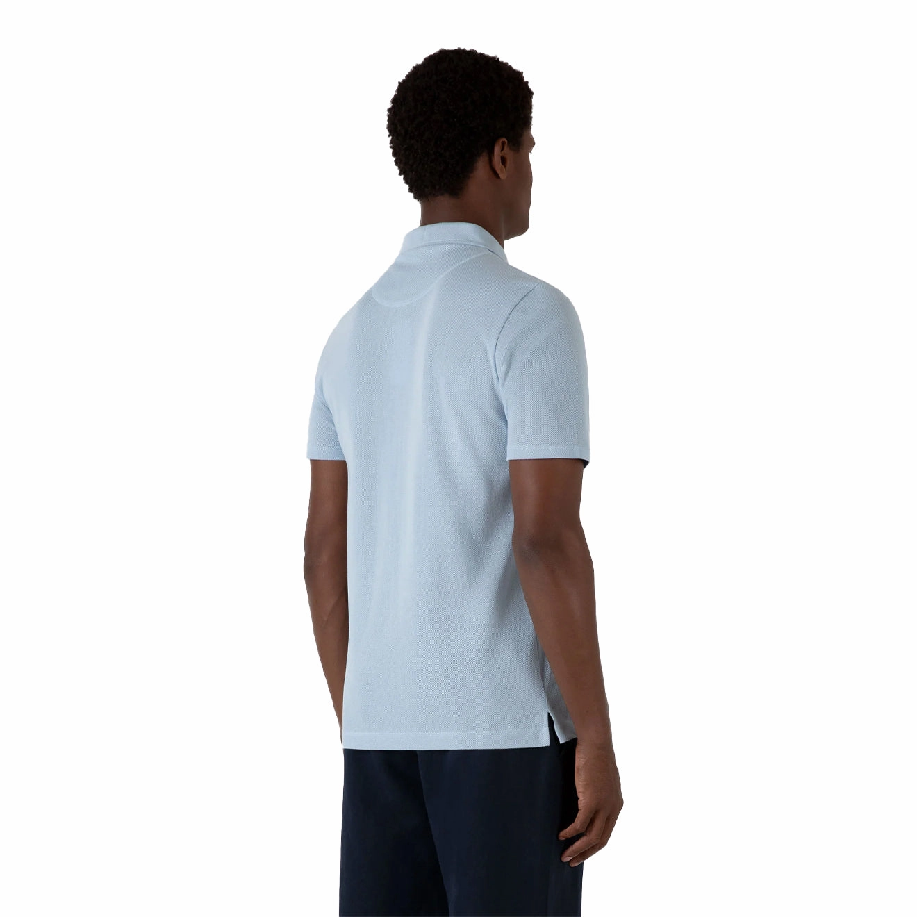 Sunspel Riviera Polo Shirt Blue Mist Shop the Best Deals