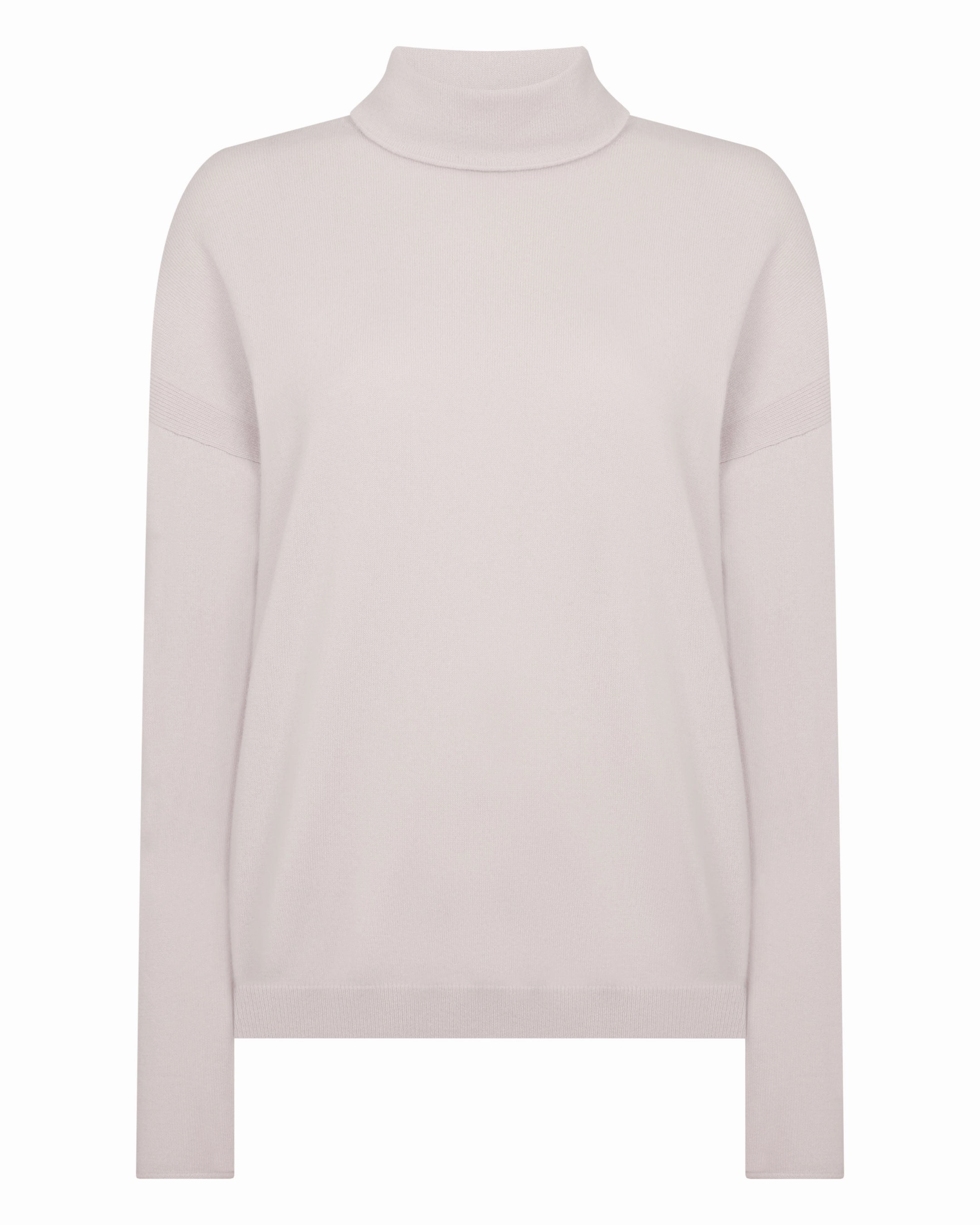 Women'S Victoria Turtle Neck Cashmere Jumper Snow Grey Clearance Event Today Todays Trending Deals