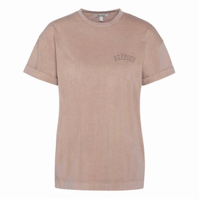 Barbour Sandgate Ladies T-Shirt - Praline Limited Time Sale Daily Deal Frenzy