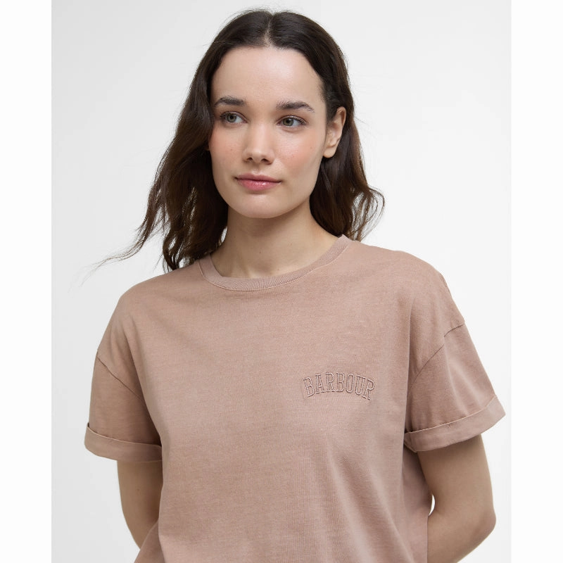 Grab Todays Deal Barbour Sandgate Ladies T-Shirt - Praline
