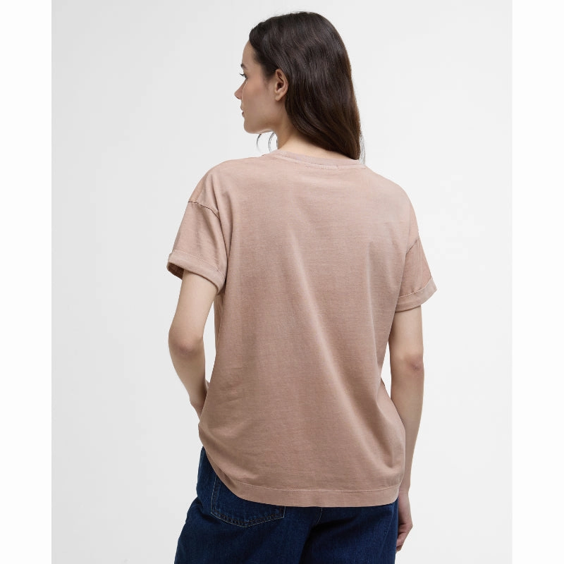 Barbour Sandgate Ladies T-Shirt - Praline Flash Offer Today Shop the Best Deals