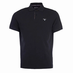 Special Deals Online Instant Savings Deal Barbour Tartan Cotton Pique Polo Shirt Black