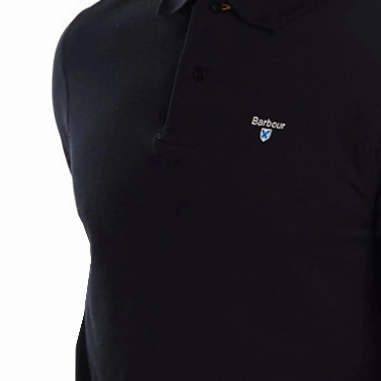 Grab Save Today Barbour Tartan Cotton Pique Polo Shirt Black