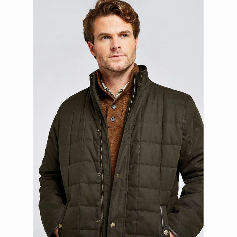Dubarry Cashel Mens Quilted Jacket - Verdigris Save More Now