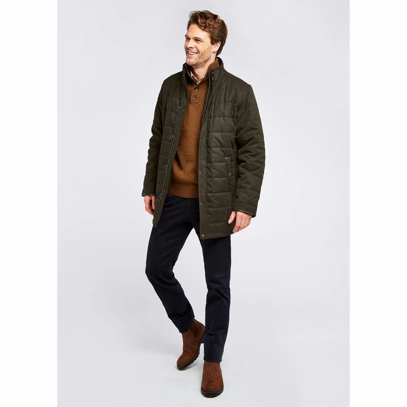 Deal of the Day MustShop Sale Dubarry Cashel Mens Quilted Jacket - Verdigris