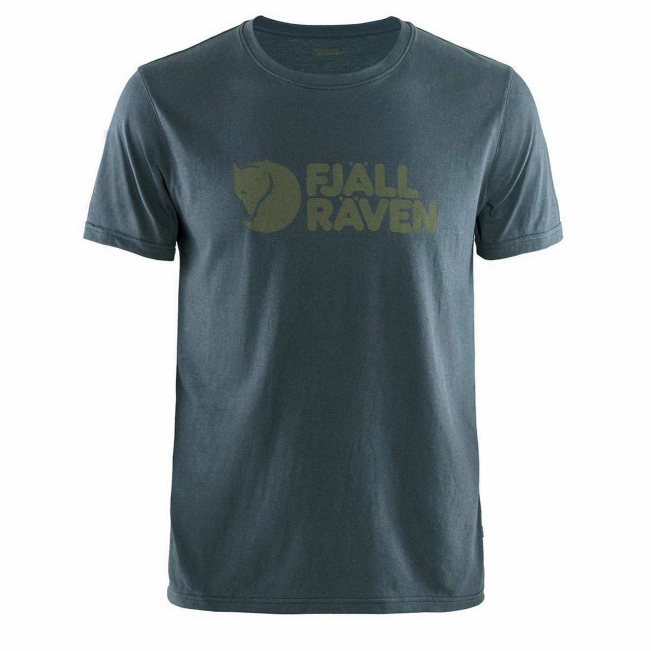 Fjallraven Logo T-Shirt Navy Online Exclusive Deal