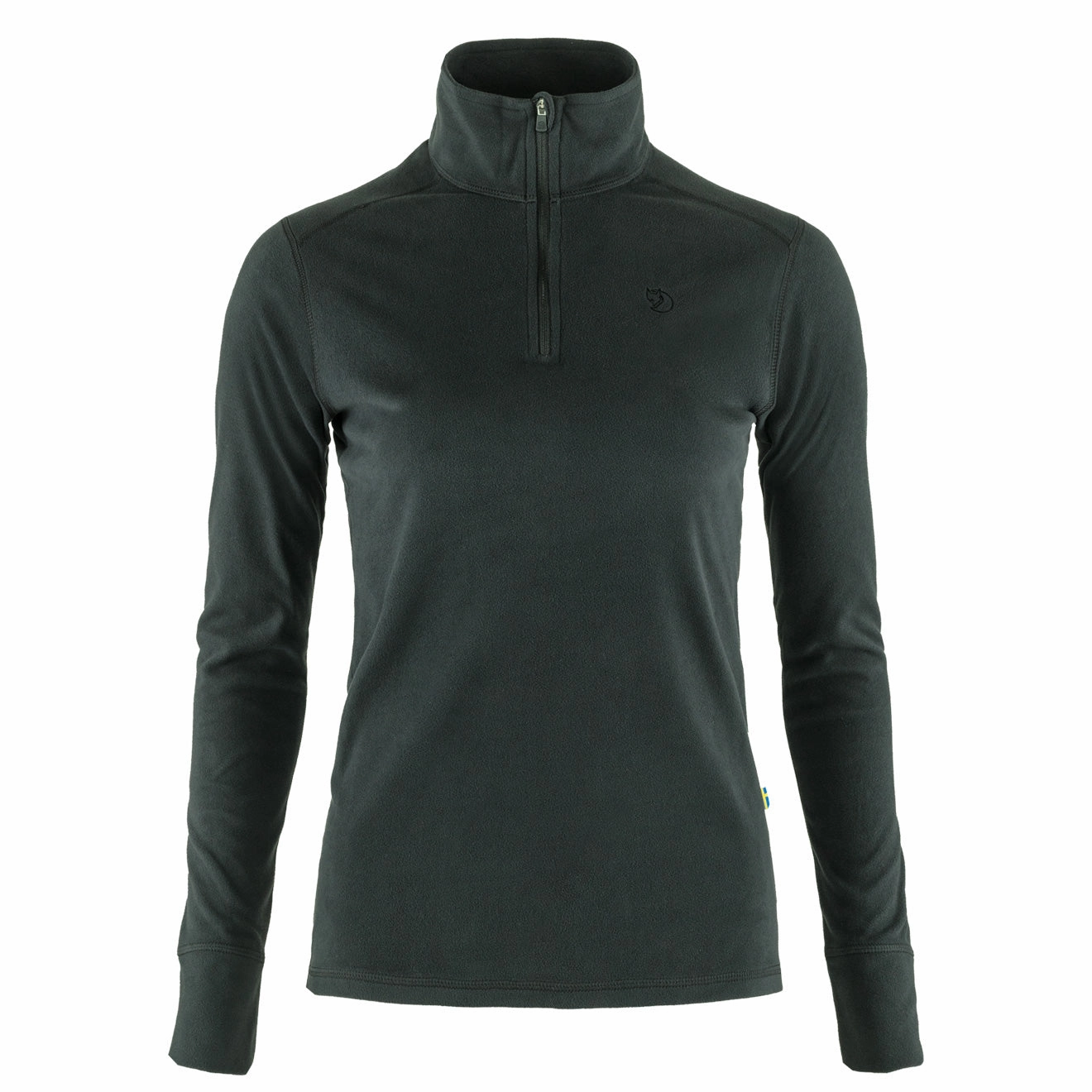 Fjallraven Womens Skare Microfleece Half Zip Black MustHave Steals