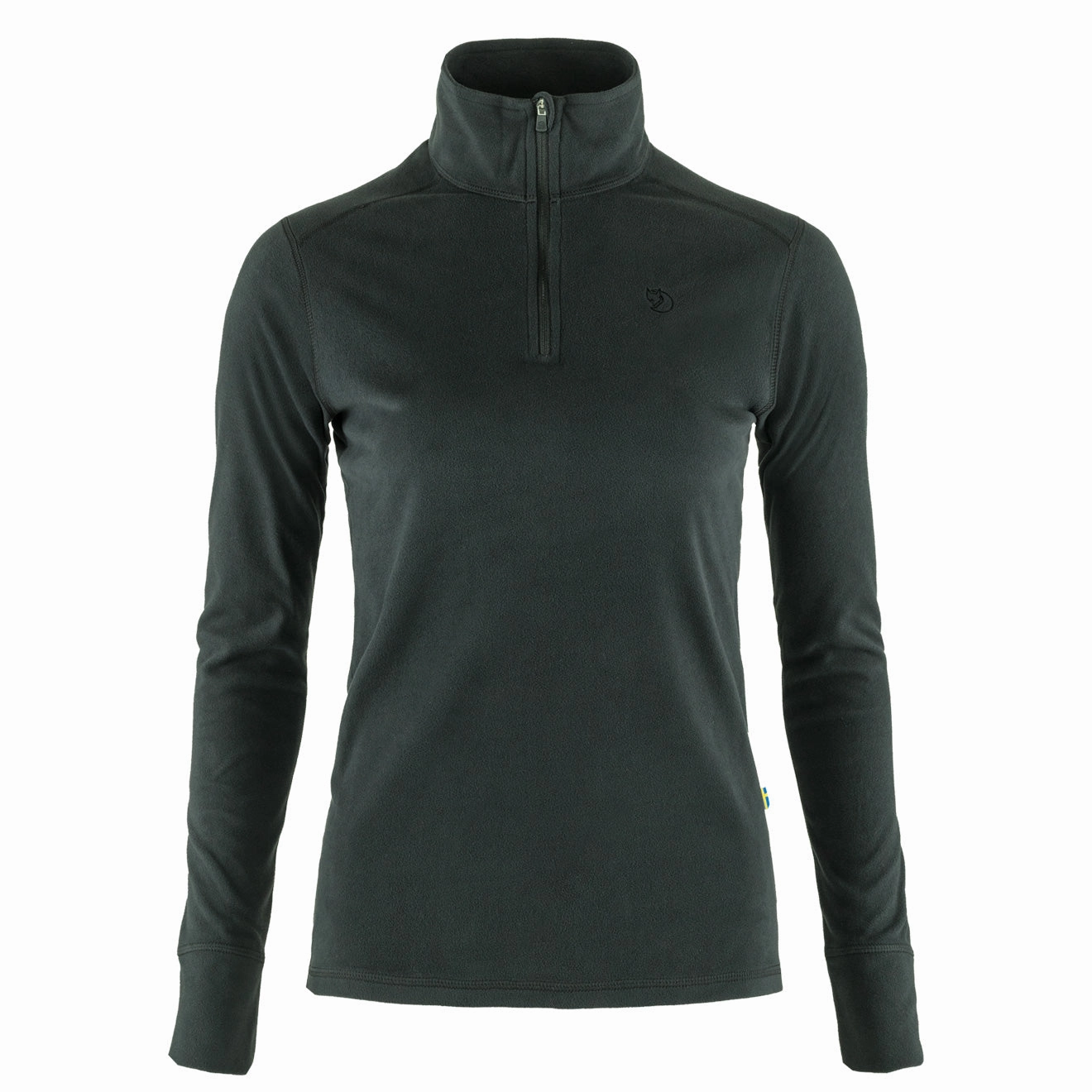 Shop Today Save Fjallraven Womens Skare Microfleece Half Zip Black