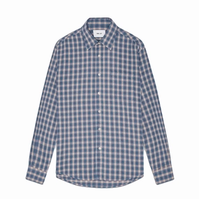 Special Occasion Discount Nn07 Deon Flannel Shirt Blue Check