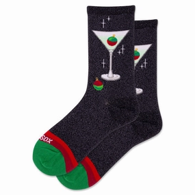 Save More Online Special Savings Today Women'S Metallic Martini Crew Socks