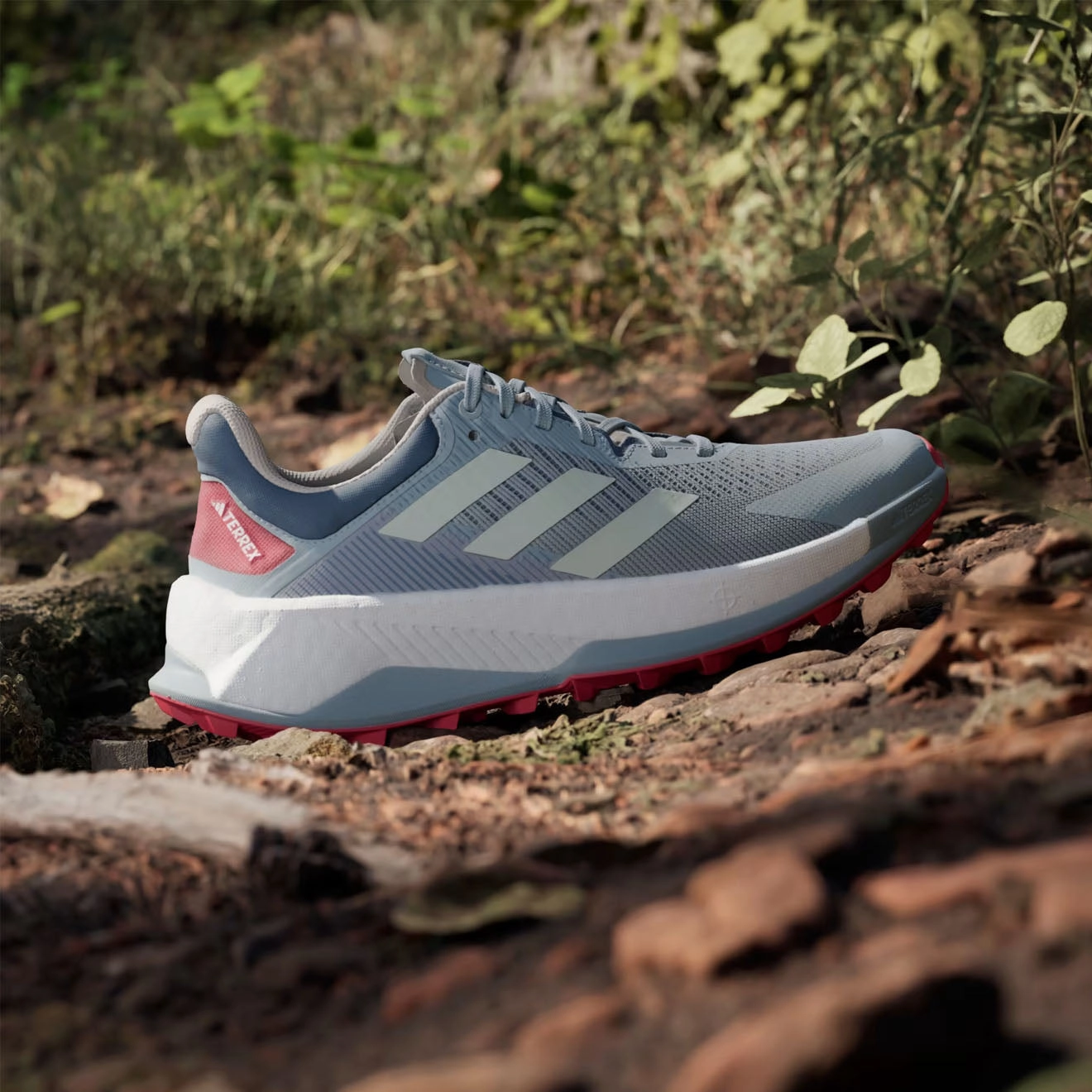 Mega Online Discount MustHave Items Adidas Terrex Soulstride Ultra Trail Running Shoes Magic Grey / Linen Green / Pure Ruby