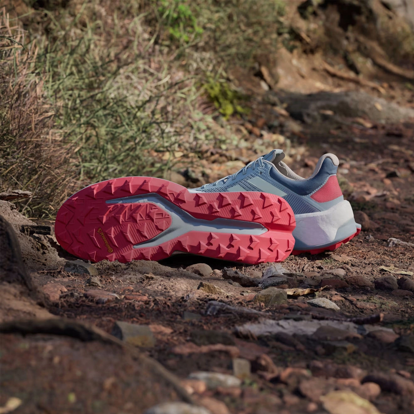 Adidas Terrex Soulstride Ultra Trail Running Shoes Magic Grey / Linen Green / Pure Ruby Hot Picks Today