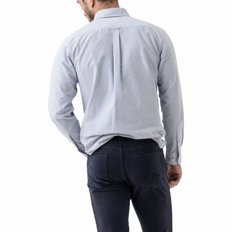 Perfect Gift Sale Grab It Fast Rodd & Gunn Gunn Oxford Stripe Mens Sports Fit Shirt - Royal