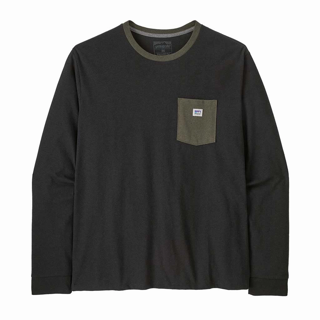Shop Sticker Pocket Longsleeve Responsibili-Tee | Men'S Clearance Sale Now