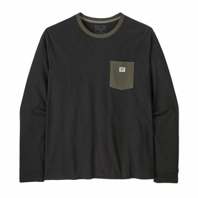 Shop Sticker Pocket Longsleeve Responsibili-Tee | Men'S Dont Wait Save