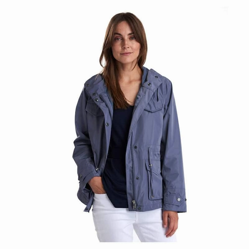 MustHave Items Barbour Aria Ladies Waterproof Jacket - Slate Blue
