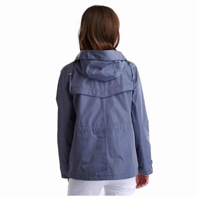 Mega Sale Now Last Chance Offer Barbour Aria Ladies Waterproof Jacket - Slate Blue