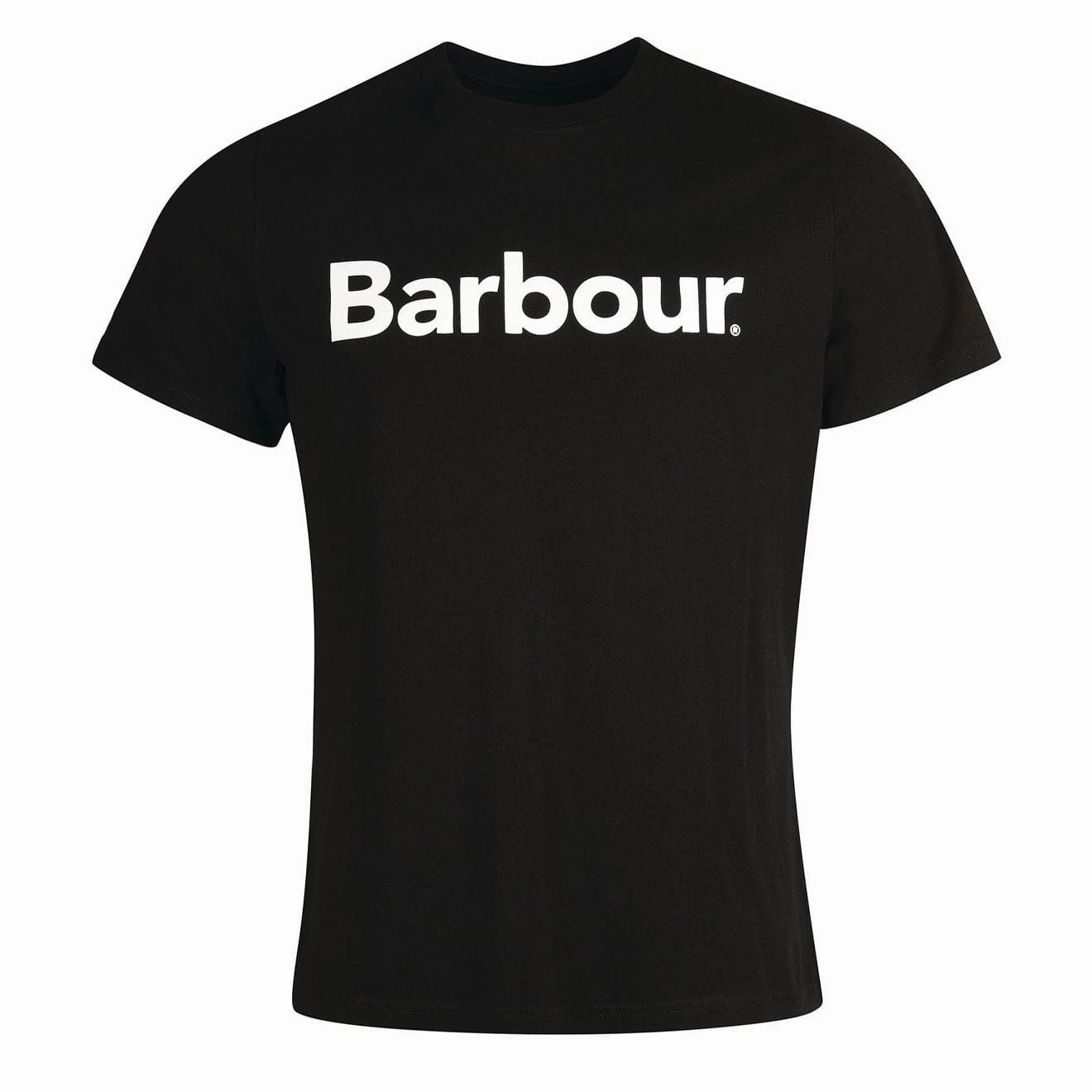 Barbour Logo T-Shirt Black Sweet Deal Today