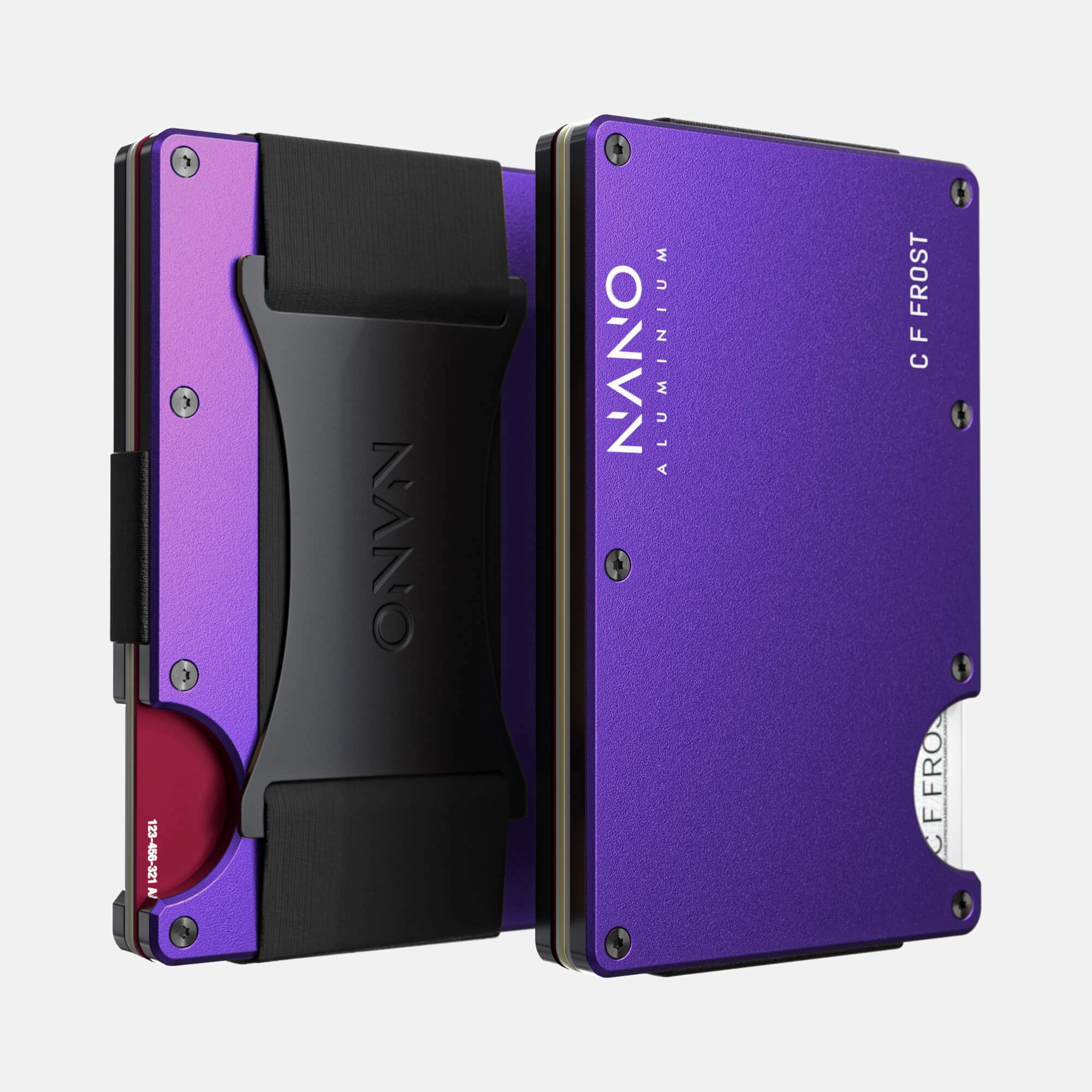 Exclusive Online Deal Special Steal Event Personalised Cash Strap Wallet (Nebula Purple)