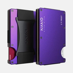 Exclusive Online Deal Special Steal Event Personalised Cash Strap Wallet (Nebula Purple)