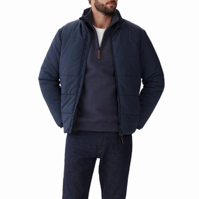 R.M.Williams Padstow Puffer Mens Jacket - Navy Big Savings Alert