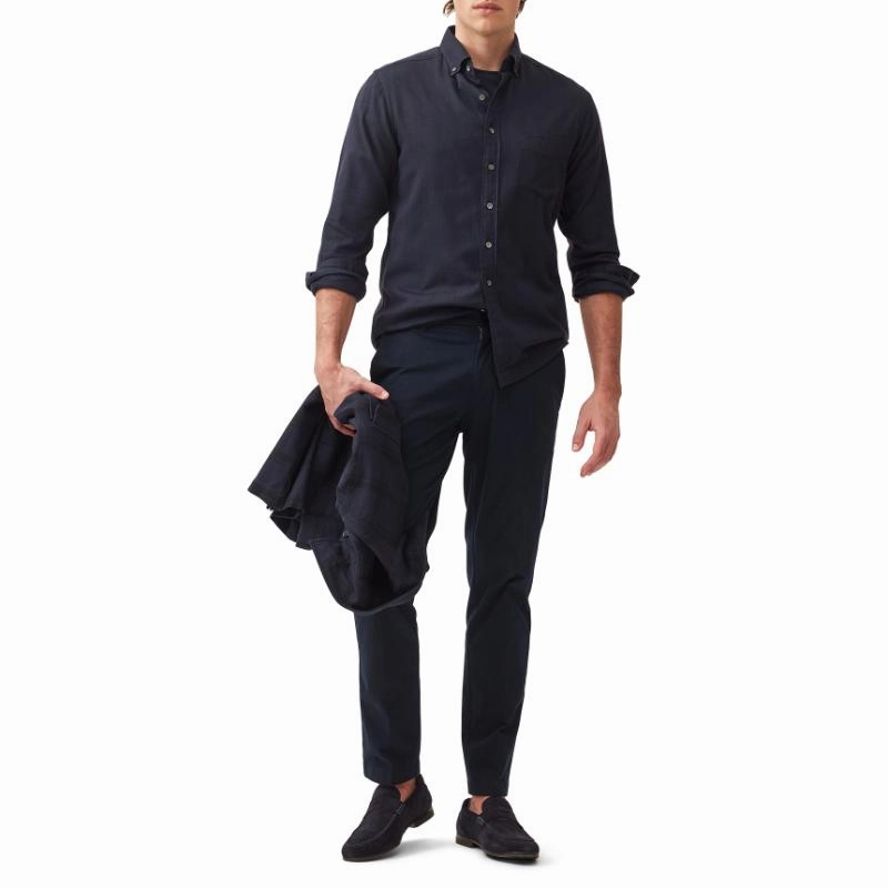 Clearance Event Alert Hot Savings Alert Rodd & Gunn Barrhill Mens Shirt - Twilight