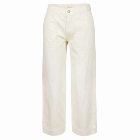 Flash Deal Today Limited Stock Alert Barbour Southport Ladies Cropped Jean - Ecru
