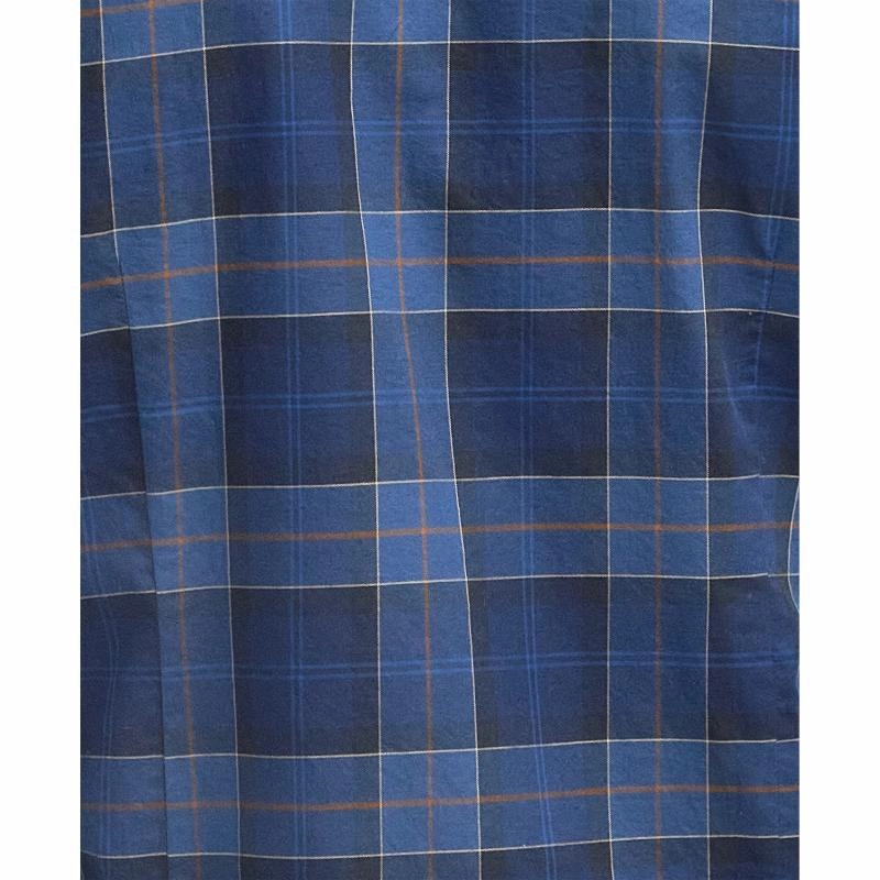 Barbour Wetheram Tailored Tartan Mens Shirt - Midnight Tartan Price Slash Today Clearance Sale