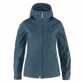 Fjallraven Womens Stina Jacket Indigo Blue Exclusive Online Deal