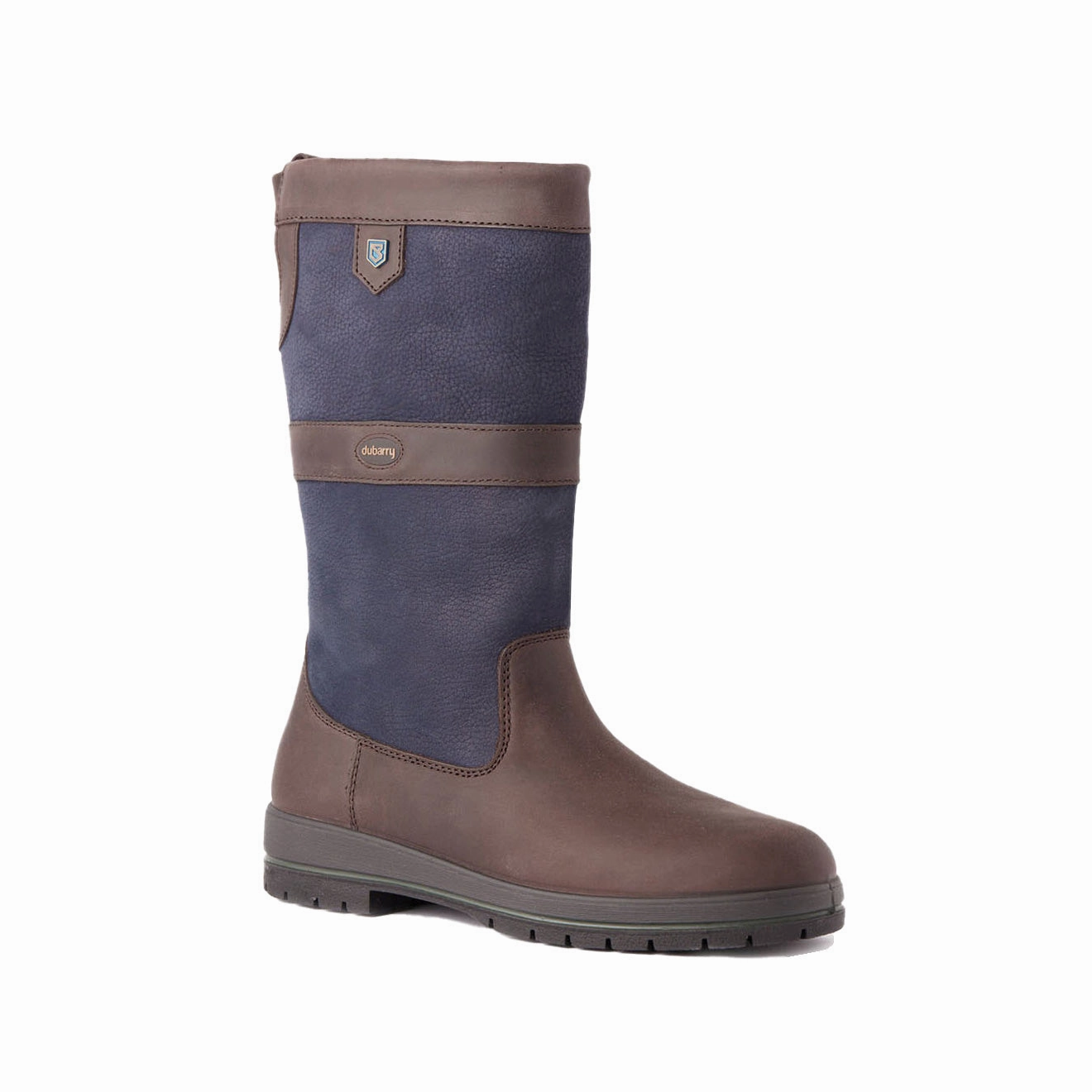 Special Deal Frenzy Daily Clearance Deal Dubarry Womens Kildare Leather Boot Navy / Brown