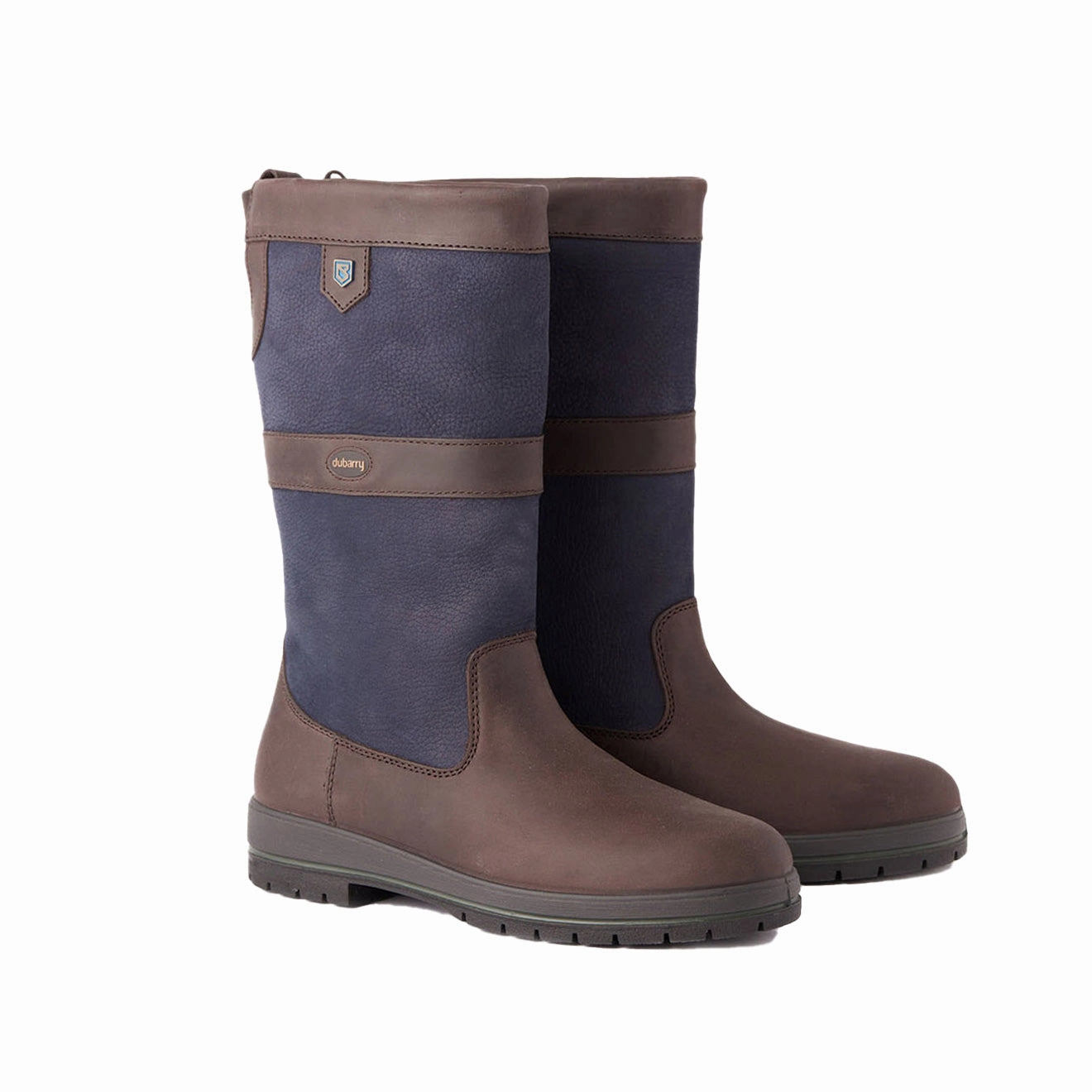 Dubarry Womens Kildare Leather Boot Navy / Brown Hot Pick Sale Instant Savings Deal