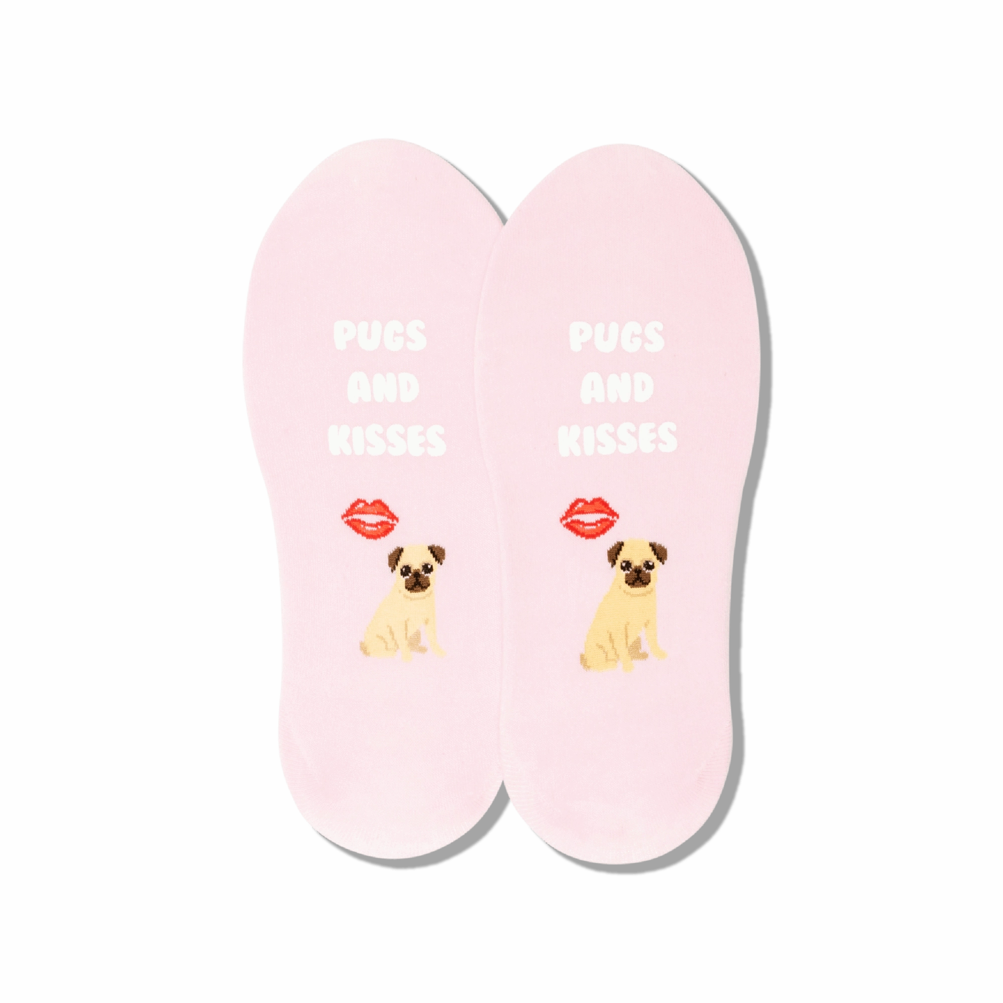 Women'S Pugs And Kisses No Show Socks Hot Sale Today