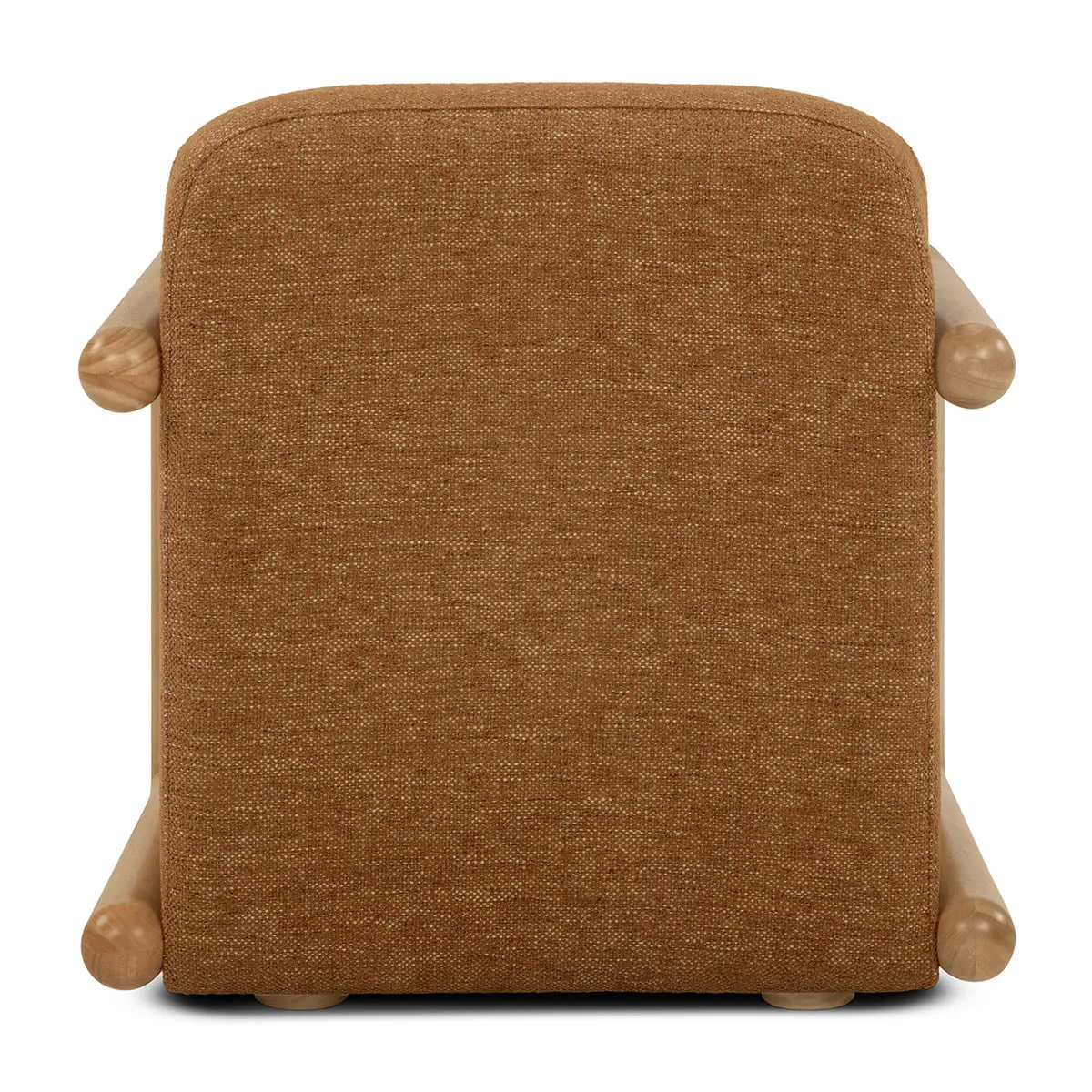 Hubert Textured Fabric Armchair
