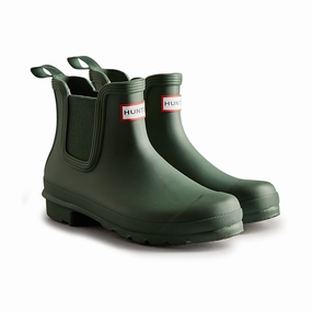 Mega Online Discount Hunter Original Ladies Chelsea Boots - Hunter Green