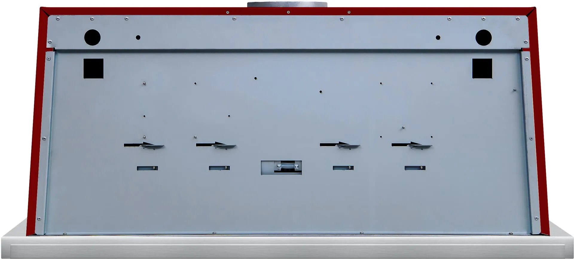 Ilve UAM100BU Majestic 40 Inch Burgundy Wall Mount Range Hood