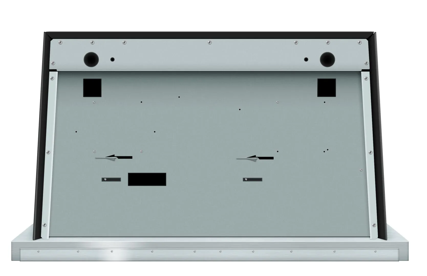 Ilve UAM76BK Majestic 30 Inch Glossy Black Wall Mount Range Hood