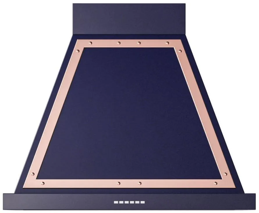 Ilve UANB30MBP Nostalgie 30 Inch Blue Wall Mount Range Hood