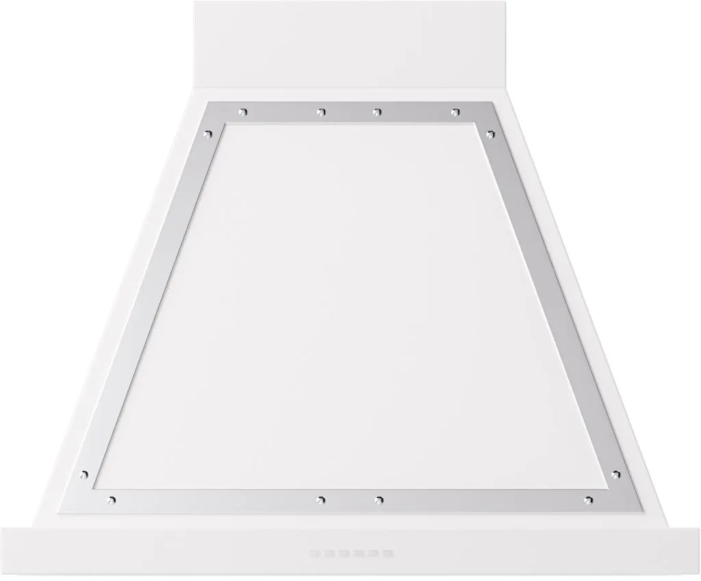 Ilve UANB30WHC Ilve Uanb30Whc Nostalgie 30" Hood In White With Chrome Trim
