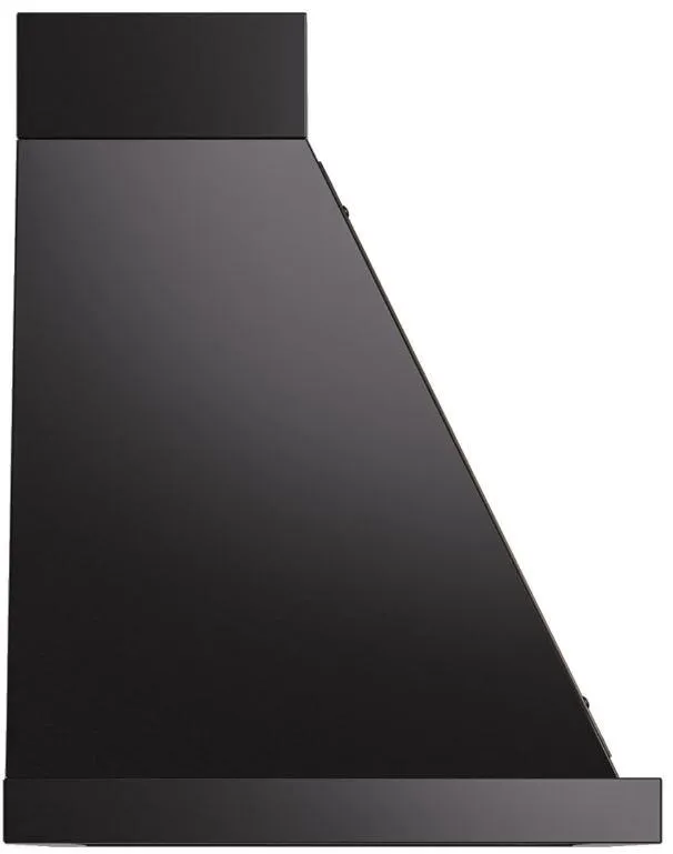 Ilve UANB36BKG Nostalgie 36 Inch Glossy Black Wall Mount Convertible Range Hood