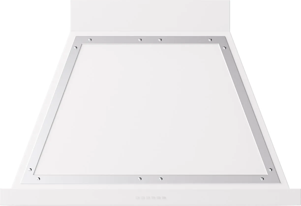 Ilve UANB36WHC Ilve Uanb36Whc Nostalgie 36" Hood In White With Chrome Trim