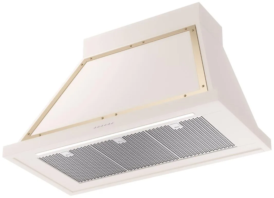 Ilve UANB40AWG Nostalgie 40 Inch Antique White Wall Mount Range Hood
