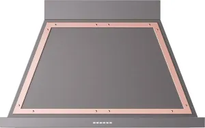 Ilve UANB40MGP Ilve Uanb40Mgp Nostalgie 40" Hood In Matte Graphite With Copper Trim