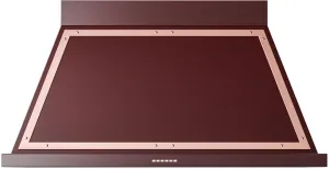 Ilve UANB48BUP Ilve Uanb48Bup Nostalgie 48" Hood In Burgundy With Copper Trim