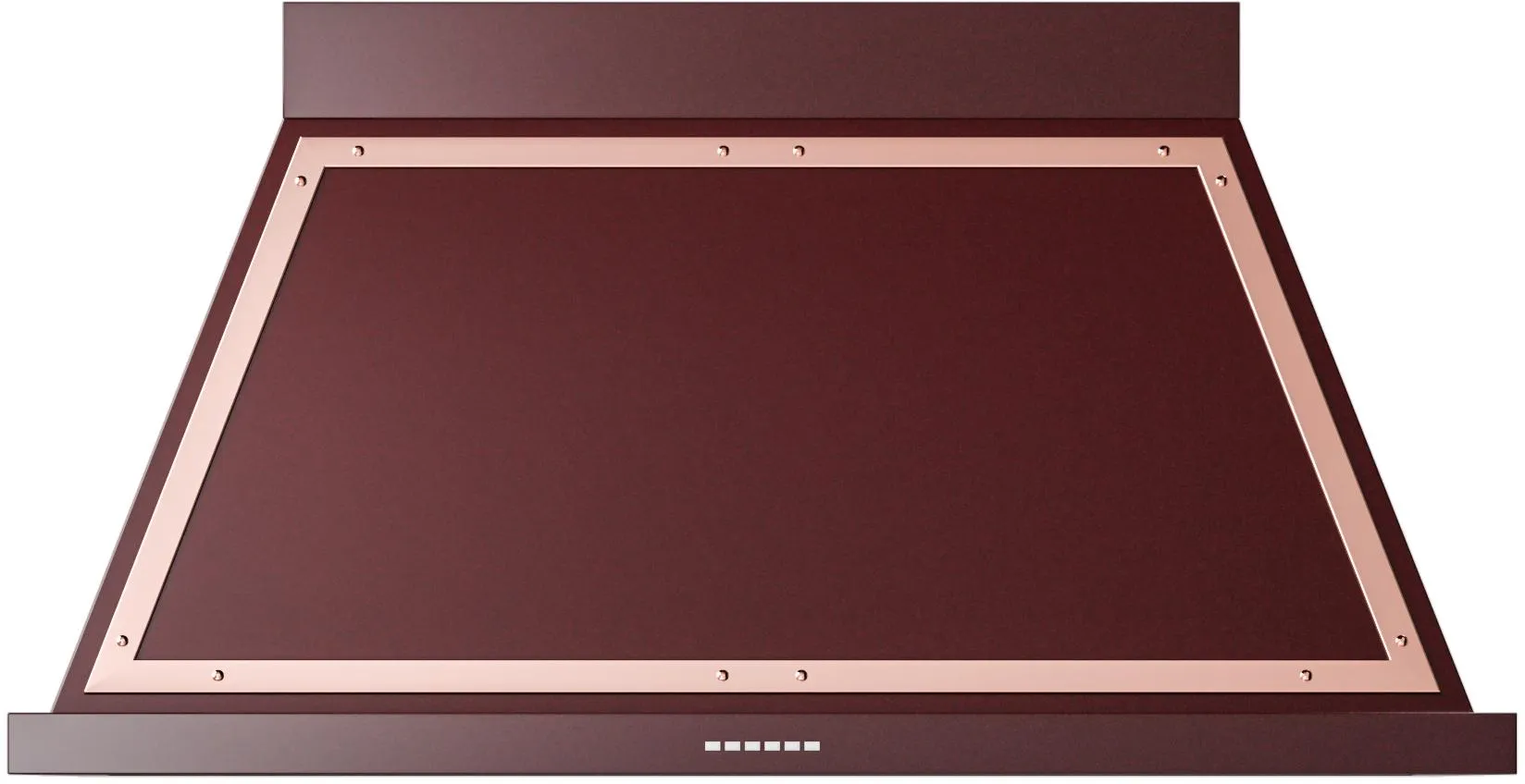 Ilve UANB48BUP Ilve Uanb48Bup Nostalgie 48" Hood In Burgundy With Copper Trim