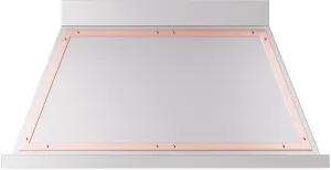 Ilve UANB48SSP Ilve Uanb48Ssp Nostalgie 48" Hood In Stainless Steel With Copper Trim
