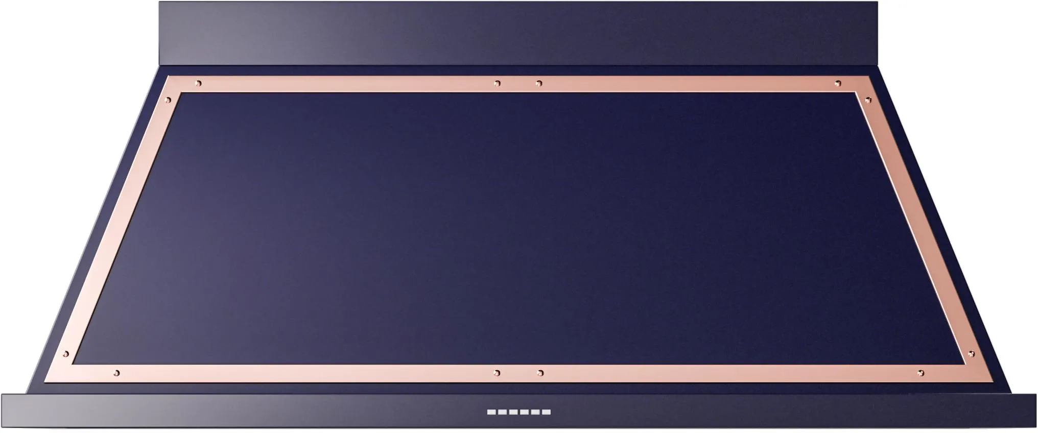 Ilve UANB60MBP Ilve Uanb60Mbp Nostalgie 60" Hood In Midnight Blue With Copper Trim