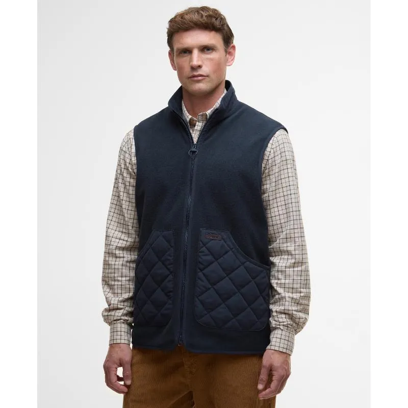 Trending Hot Deal Hot Pick Deal Barbour Lowich Mens Fleece Gilet - Navy