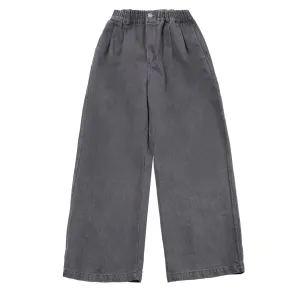 Kappy Two Tuck Wide Kation Pants Gray MustShop Sale Today Only Discount Alert