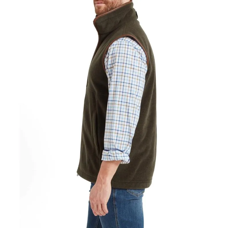 Schoffel Oakham Fleece Gilet - Dark Olive Limited Stock Deals